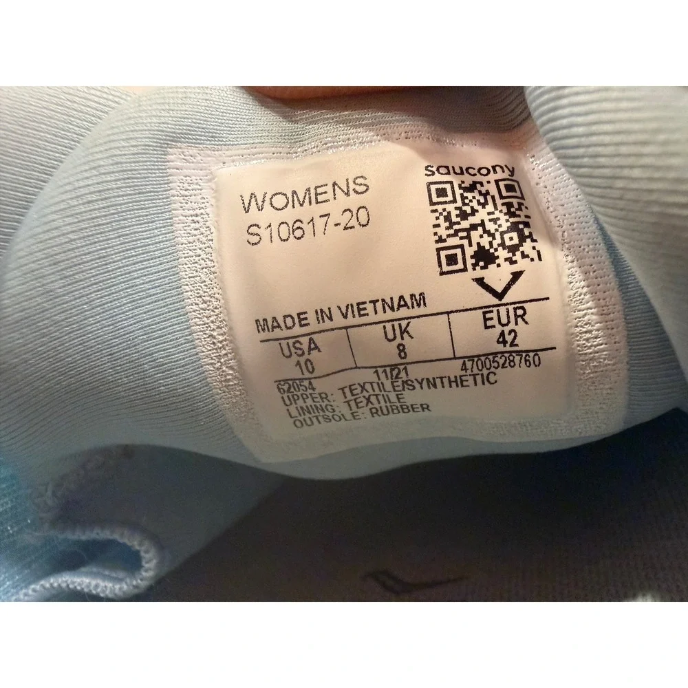 Saucony Freedom 4 Shoes Womens 10‎ Blue White Road Track Race Running Trainer